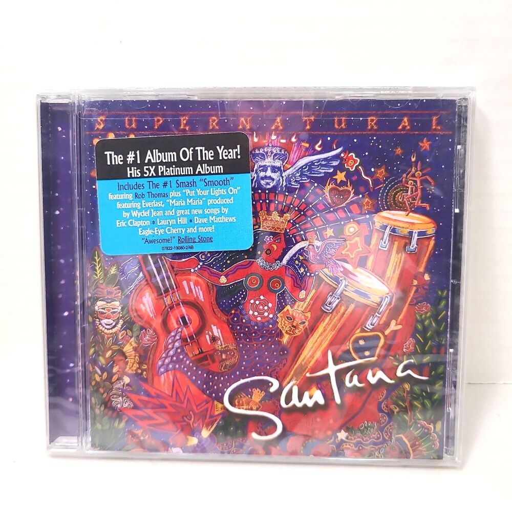 Sealed Supernatural Santana (CD, 1999) Rob Thomas Eagle Eye Cherry Everlast
